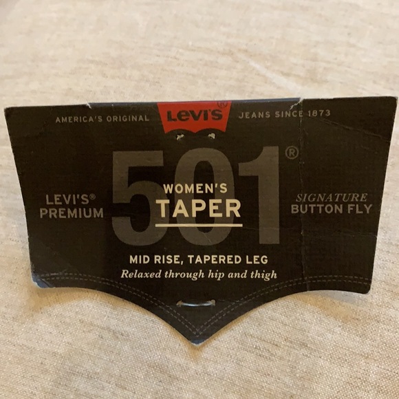 🖤 New Levi’s 501T tapered soft 100% cotton - Picture 7 of 7